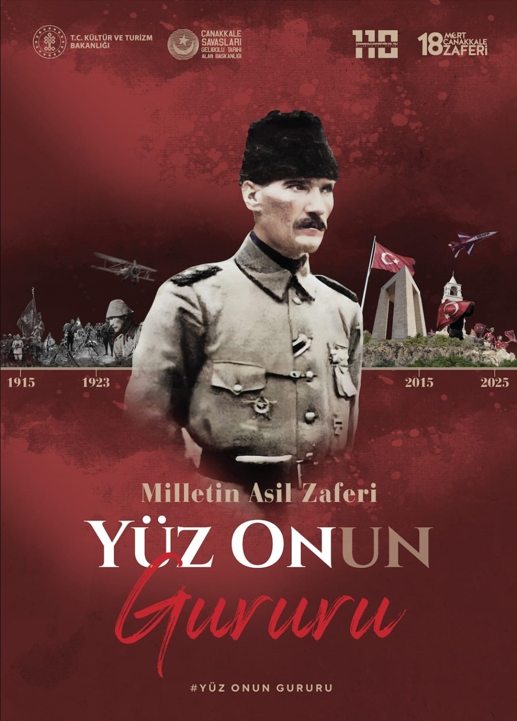 Çanakkale Deniz Zaferi 110. Yılında "Yüz Onun" Temasıyla Anılacak