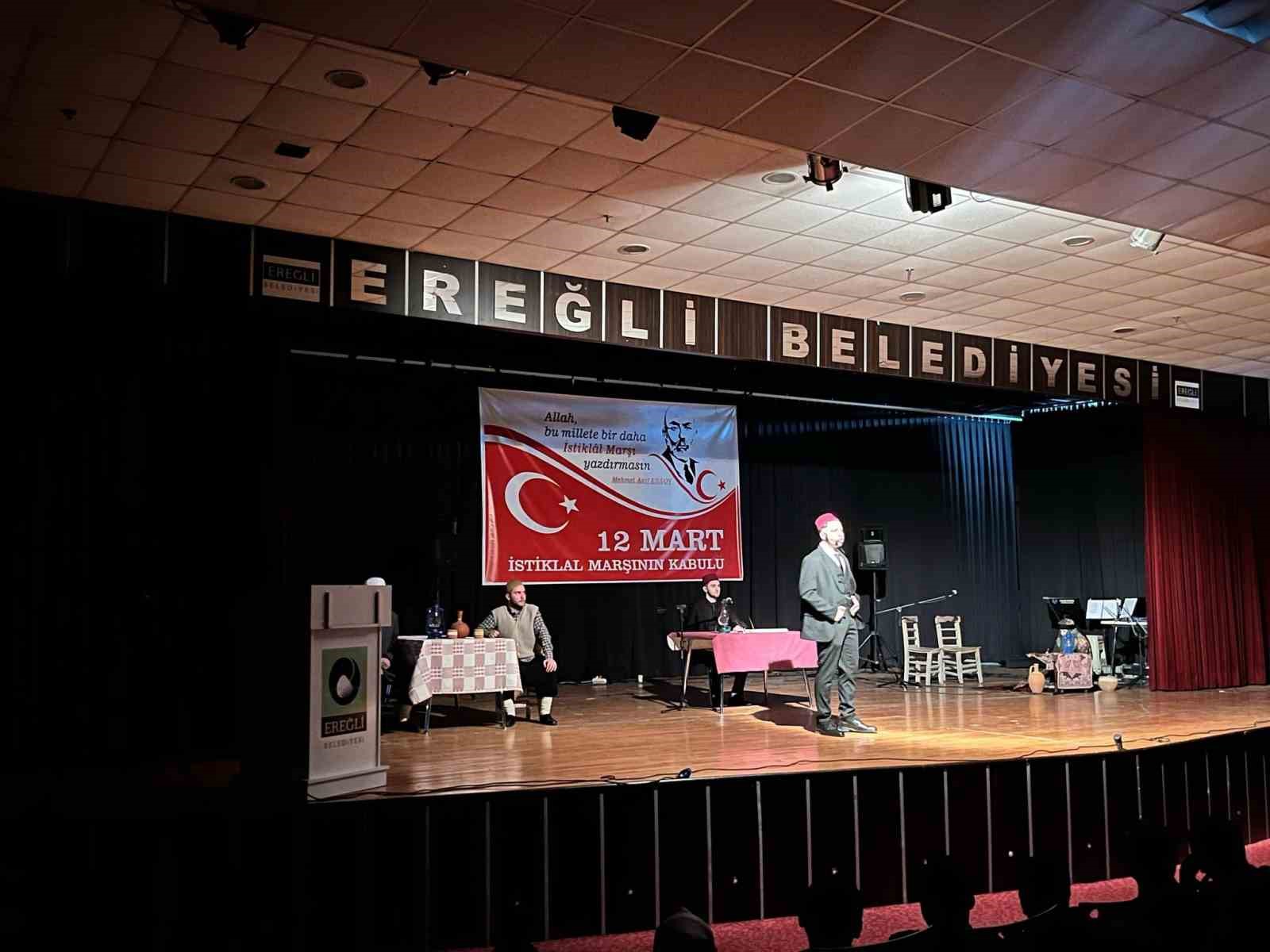 Ereğli’de İstiklal Marşı’nın kabul yıl dönümü programı