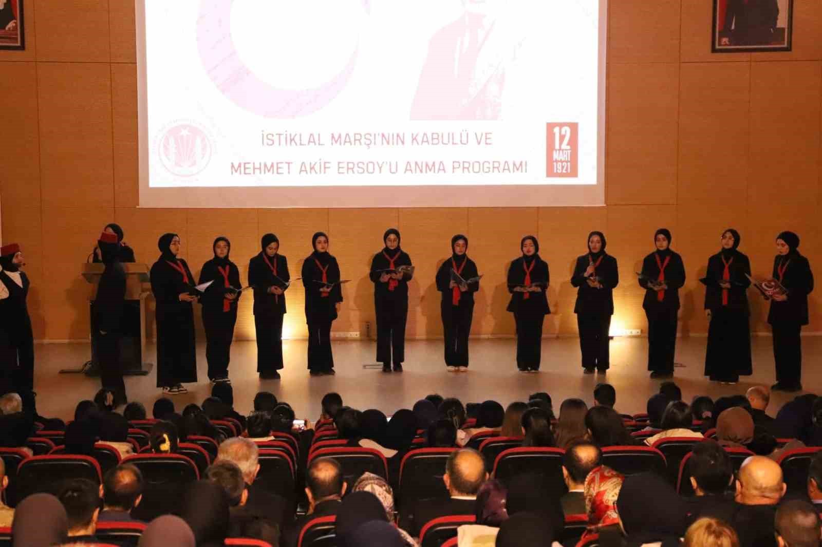 İstiklal Marşı’nın kabulünün 104. yılı Bayburt’ta kutlandı