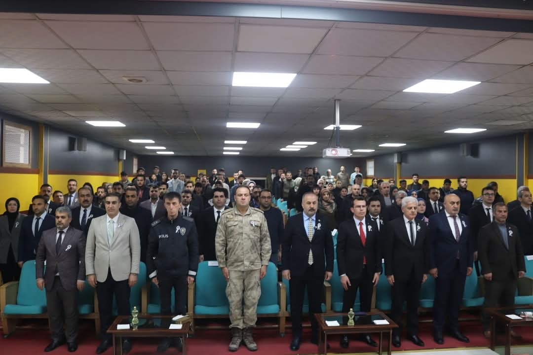 Tutak’ta  İstiklal Marşı’nın kabulünün 104. yıl dönümü kutlandı