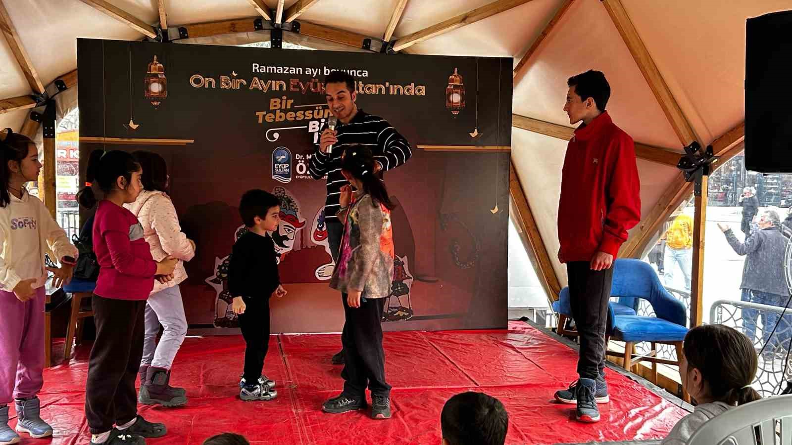 Ey&uuml;psultan Belediyesinin Ramazan&rsquo;a &ouml;zel &ccedil;ocuk etkinlikleri s&uuml;r&uuml;yor
