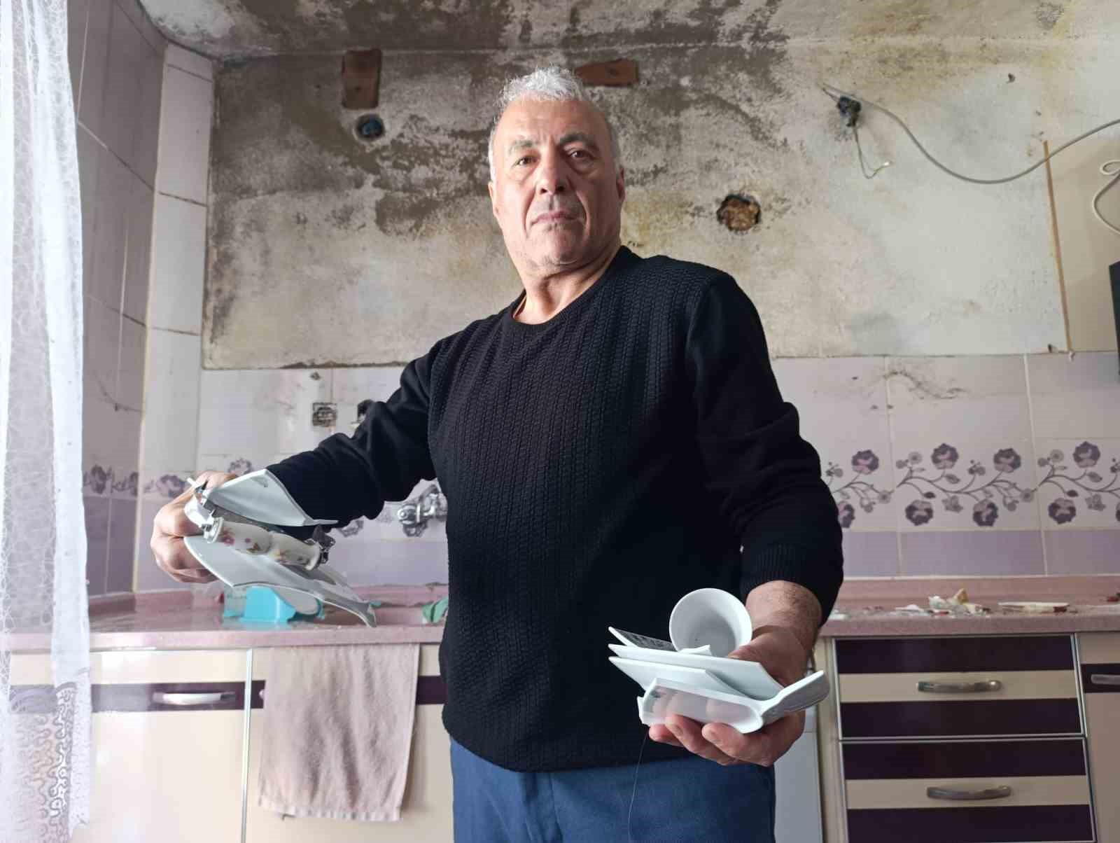 İnat uğruna tadilat yaptırılmadı... Düşen mutfak dolabı az kalsın faciaya neden oluyordu