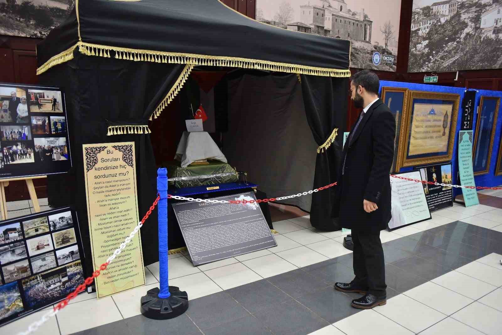 Mukaddes emanetler sergisi Yıldırım&rsquo;da
