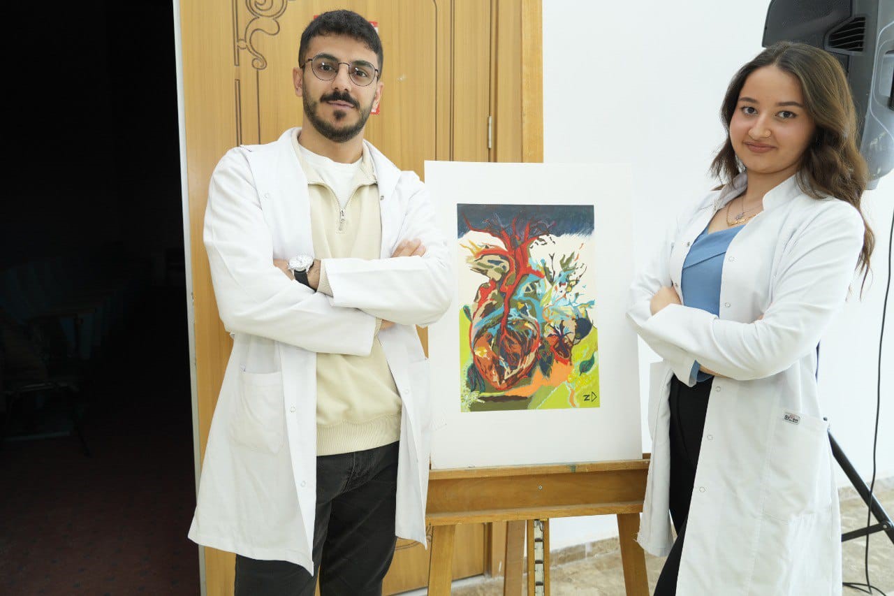"Anatomide sanat" resim sergisi a&ccedil;ıldı
