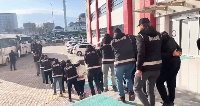 Malatya’da organize suç örgütüne yönelik operasyonda 44 tutuklama