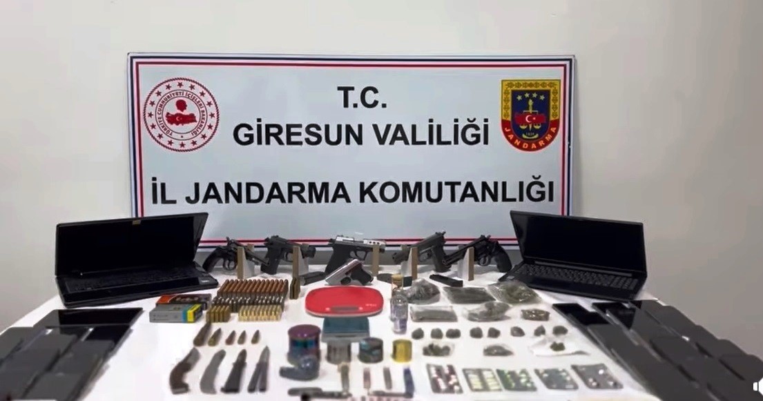 Giresun merkezli 9 ilde uyuşturucu operasyonu: 24 şüpheli tutuklandı