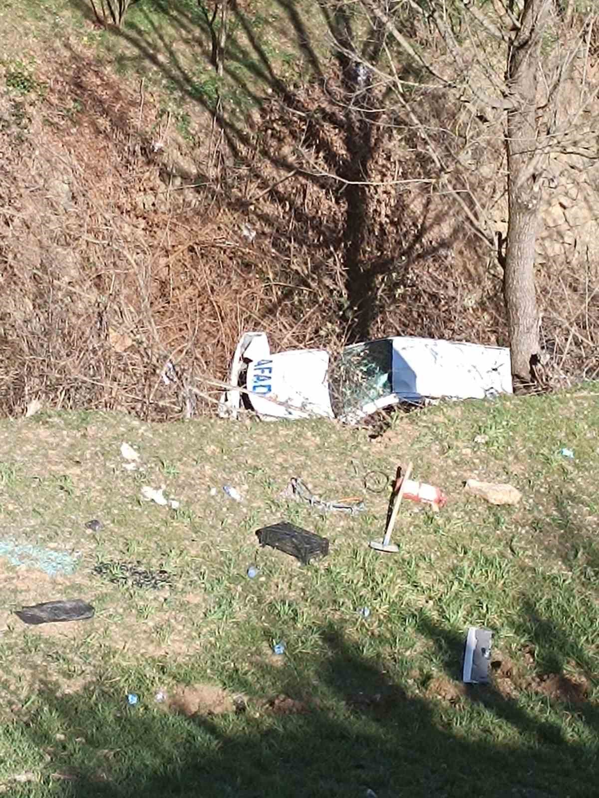 Afet etüdü yapan AFAD ekibi dönüş yolunda dereye uçtu: 3 mühendis yaralı