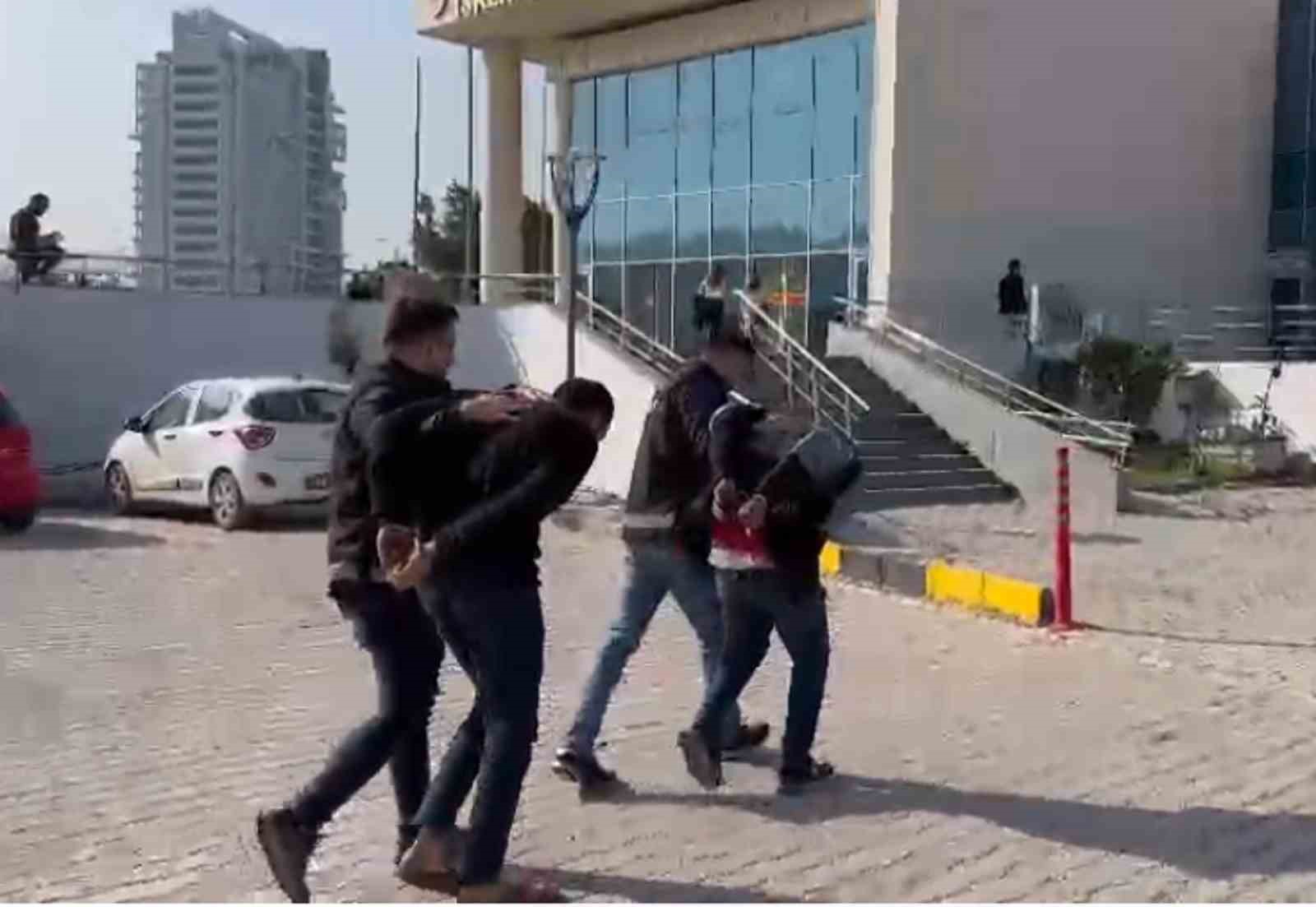 İskenderun’da hırsızlık şüphelisi 3 kişi tutuklandı