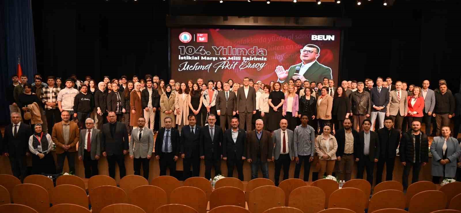 BEUN’da istiklal Marşı ve Mehmet Akif Ersoy’u anma konferansı düzenlendi