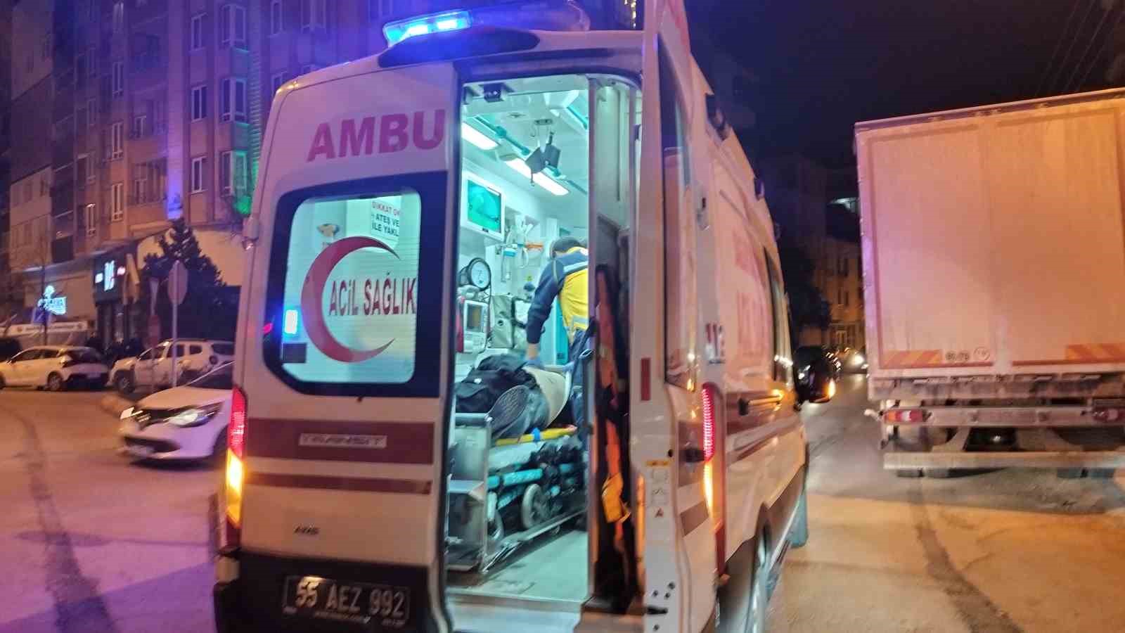 Bisiklete çarpan motosiklet sürücüsü yaralandı