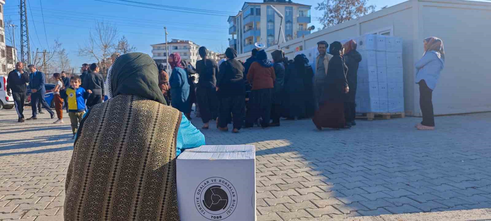 TOBB’dan Elazığlı depremzedelere yardım