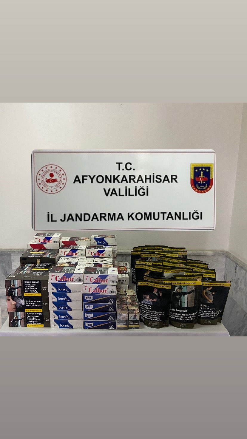 Jandarmadan kaçak tütün operasyonu