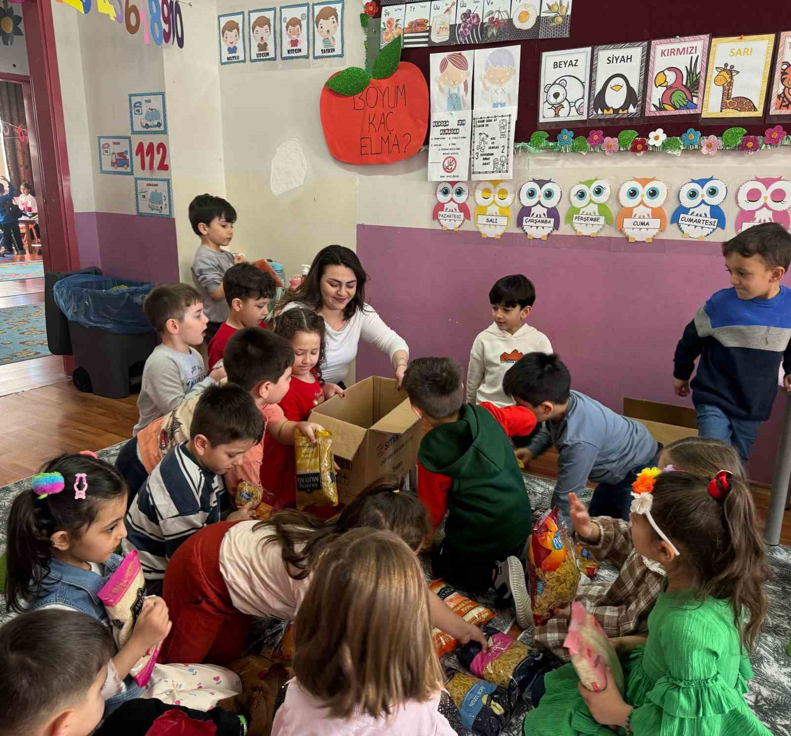 Kars’ta anaokulu öğrencilerinde anlamlı destek