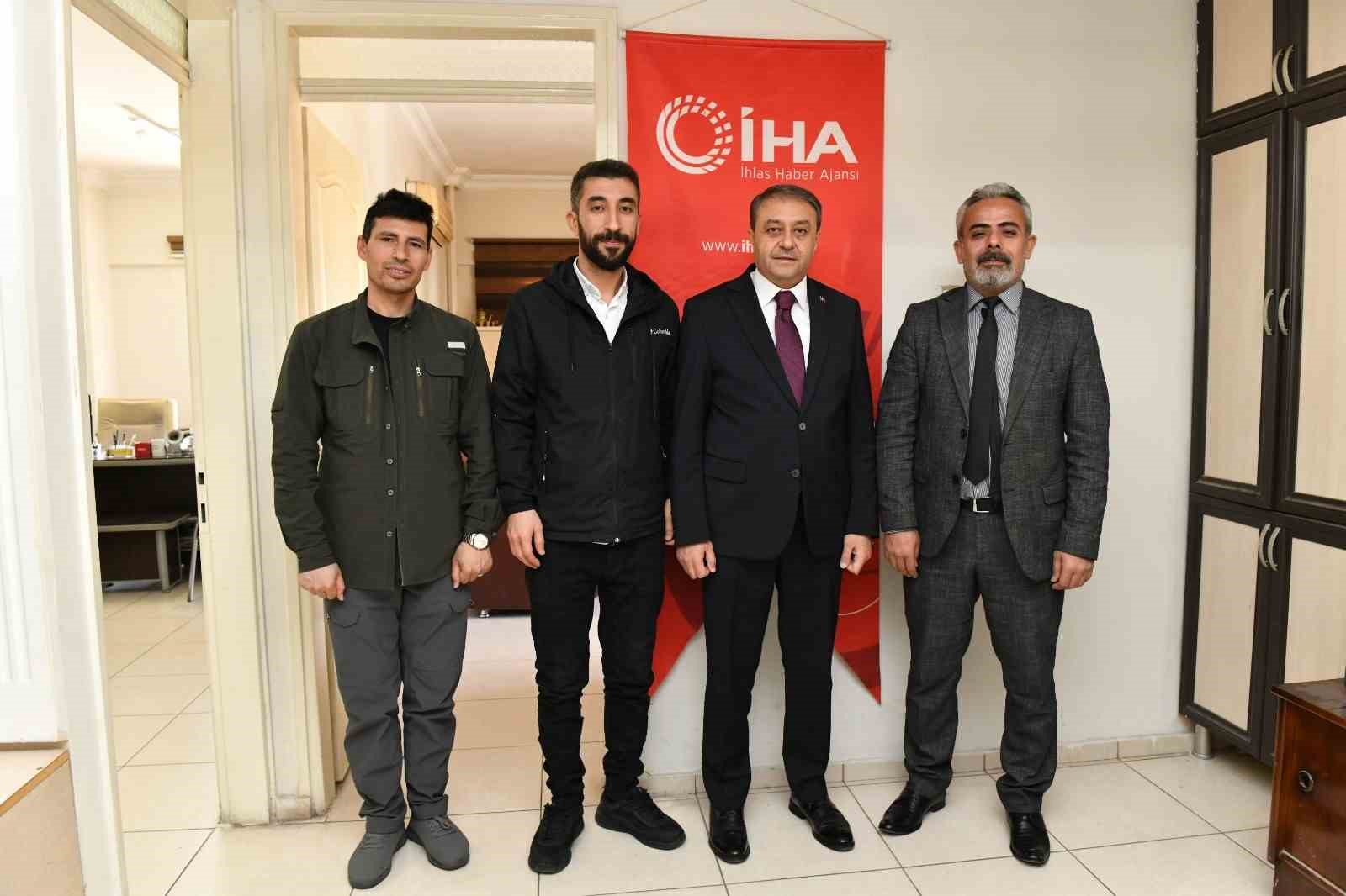 Vali Şıldak&rsquo;tan Şanlıurfa İHA&rsquo;ya ziyaret
