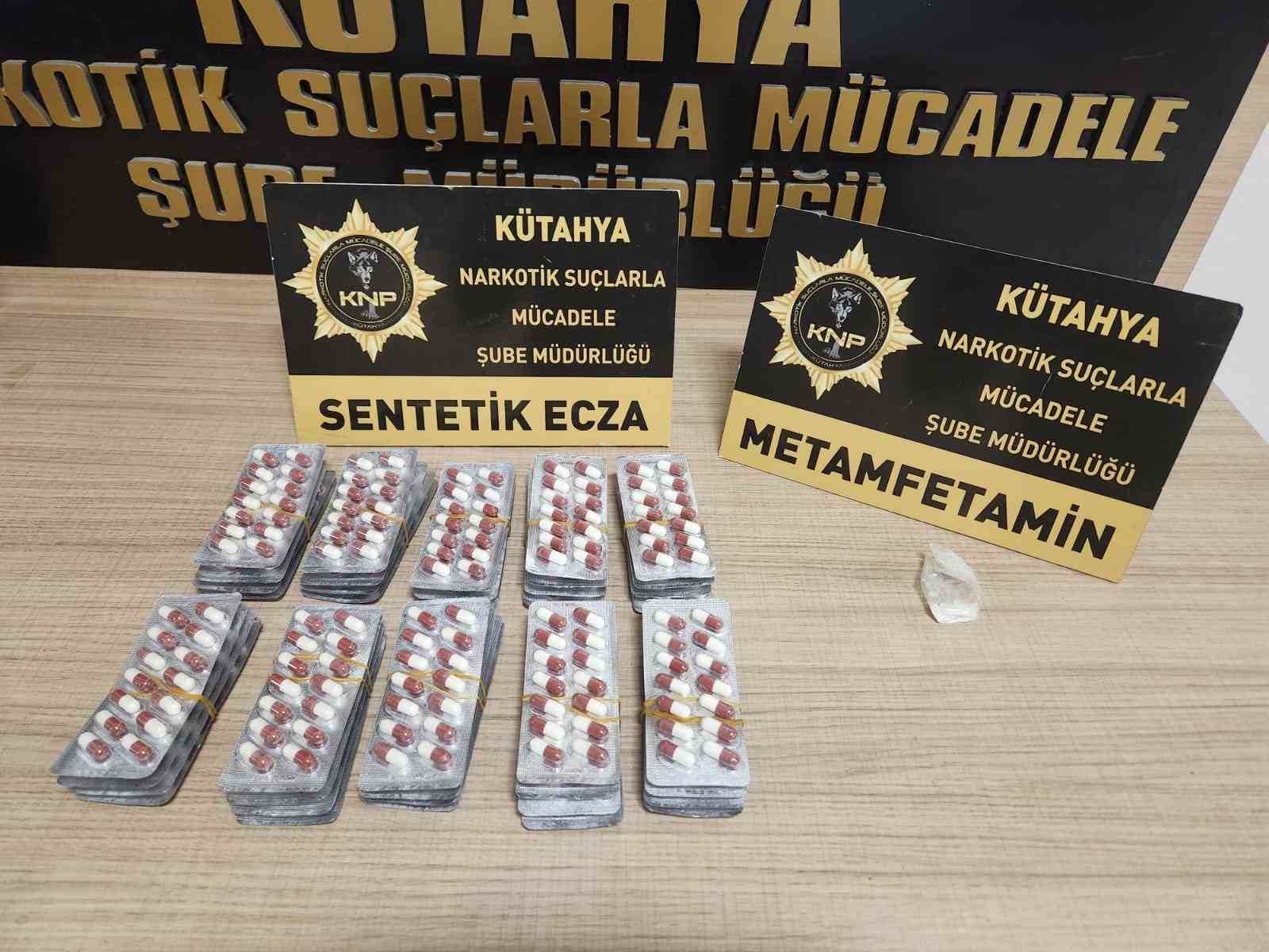 Kütahya’da uyuşturucuyla yakalanan şahıs tutuklandı