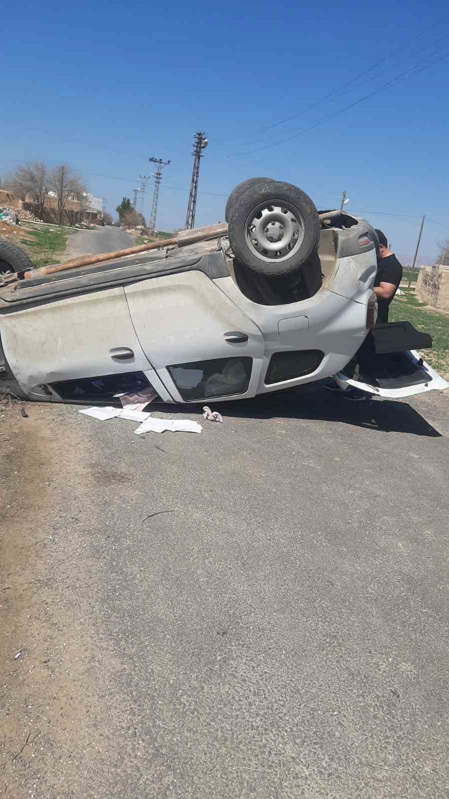 Mardin’de kontrolden çıkan SUV takla attı: 2 yaralı
