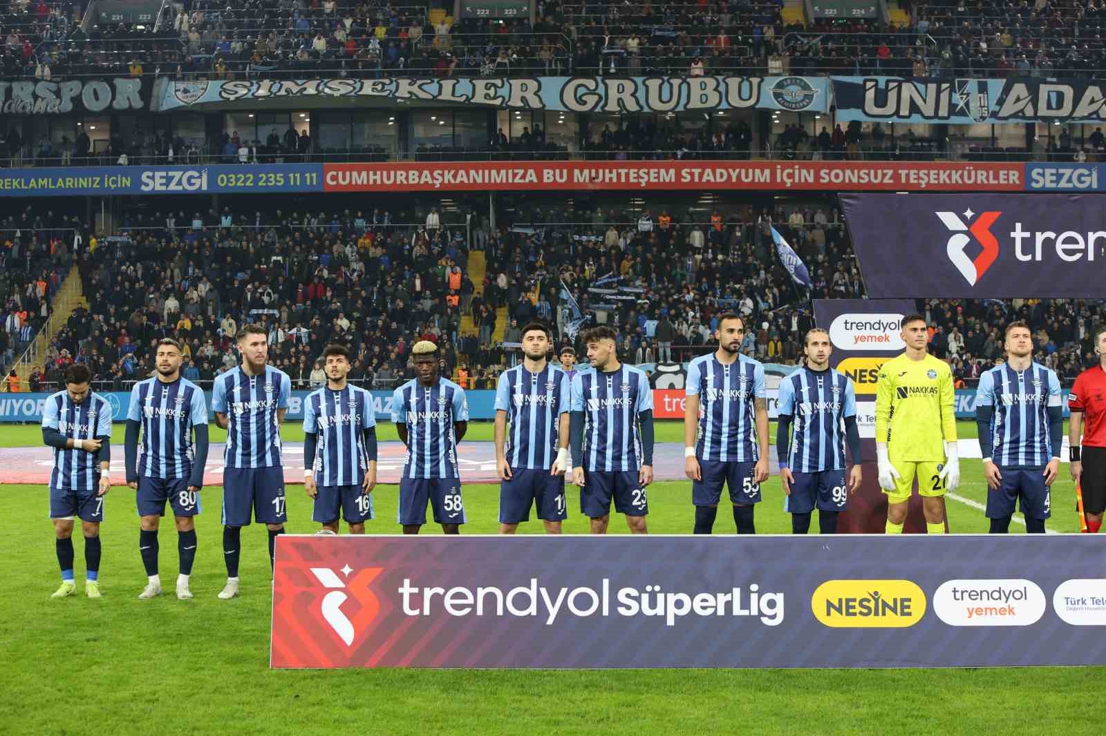 Adana Demirspor, Trendyol Süper Lig’den düşen ilk takım oldu
