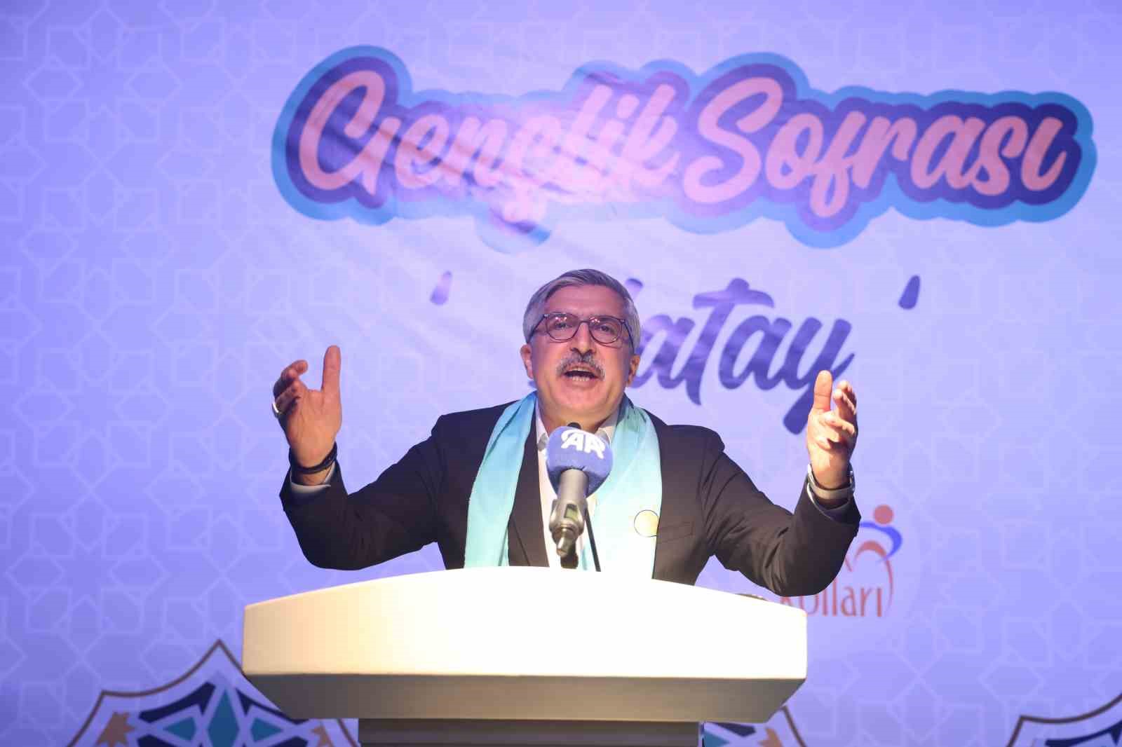 Hatay’da Gençlik Sofrası iftarda kuruldu