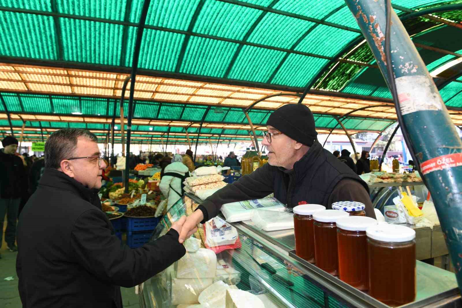 Başkan Hakan Şehirli&rsquo;den esnaf ziyareti
