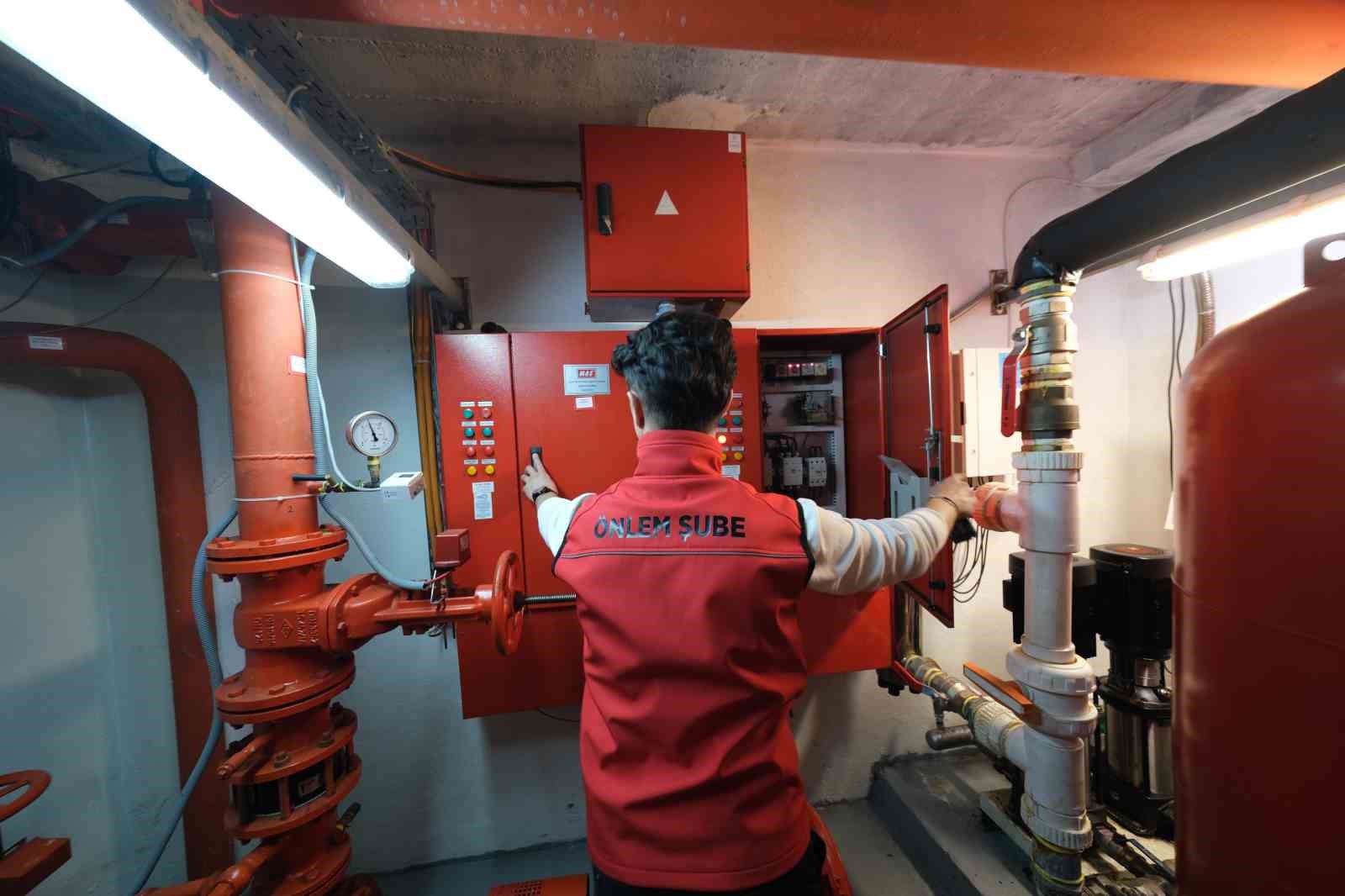 Eskişehir İtfaiyesi’nin yangın güvenliği denetimleri sürüyor