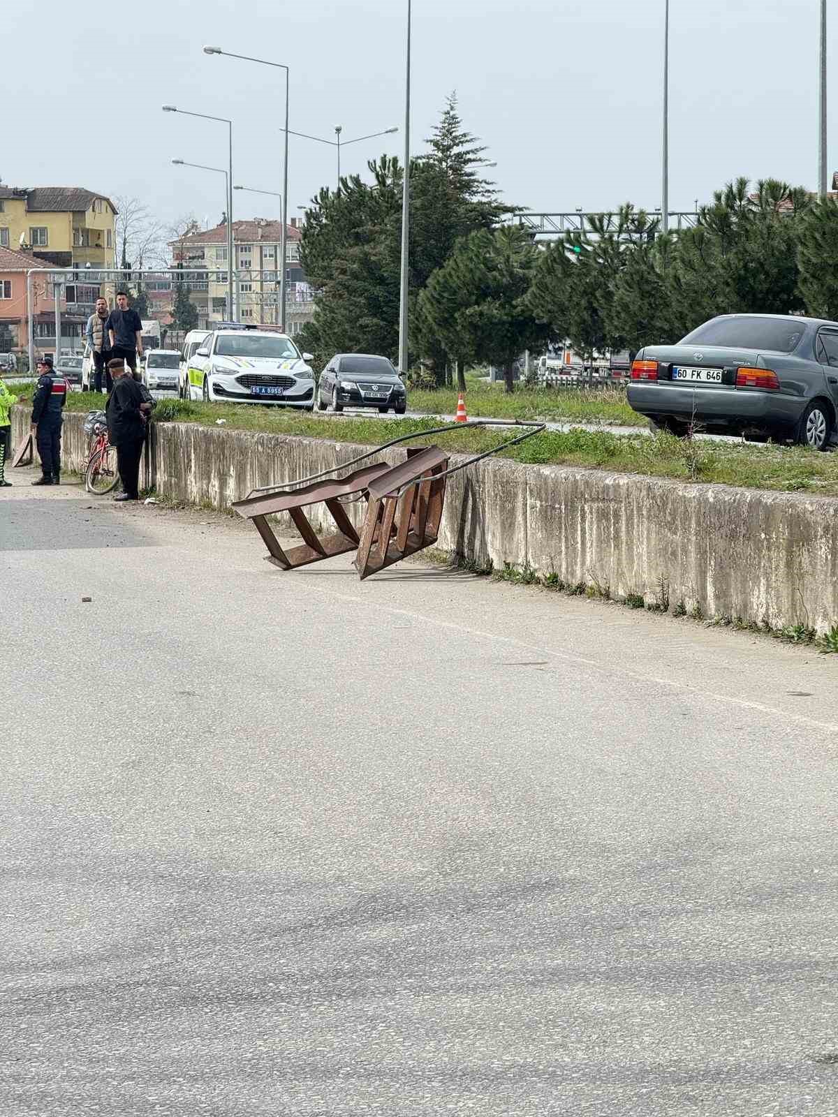 &Ccedil;arşamba&rsquo;da trafik kazası: 1 yaralı
