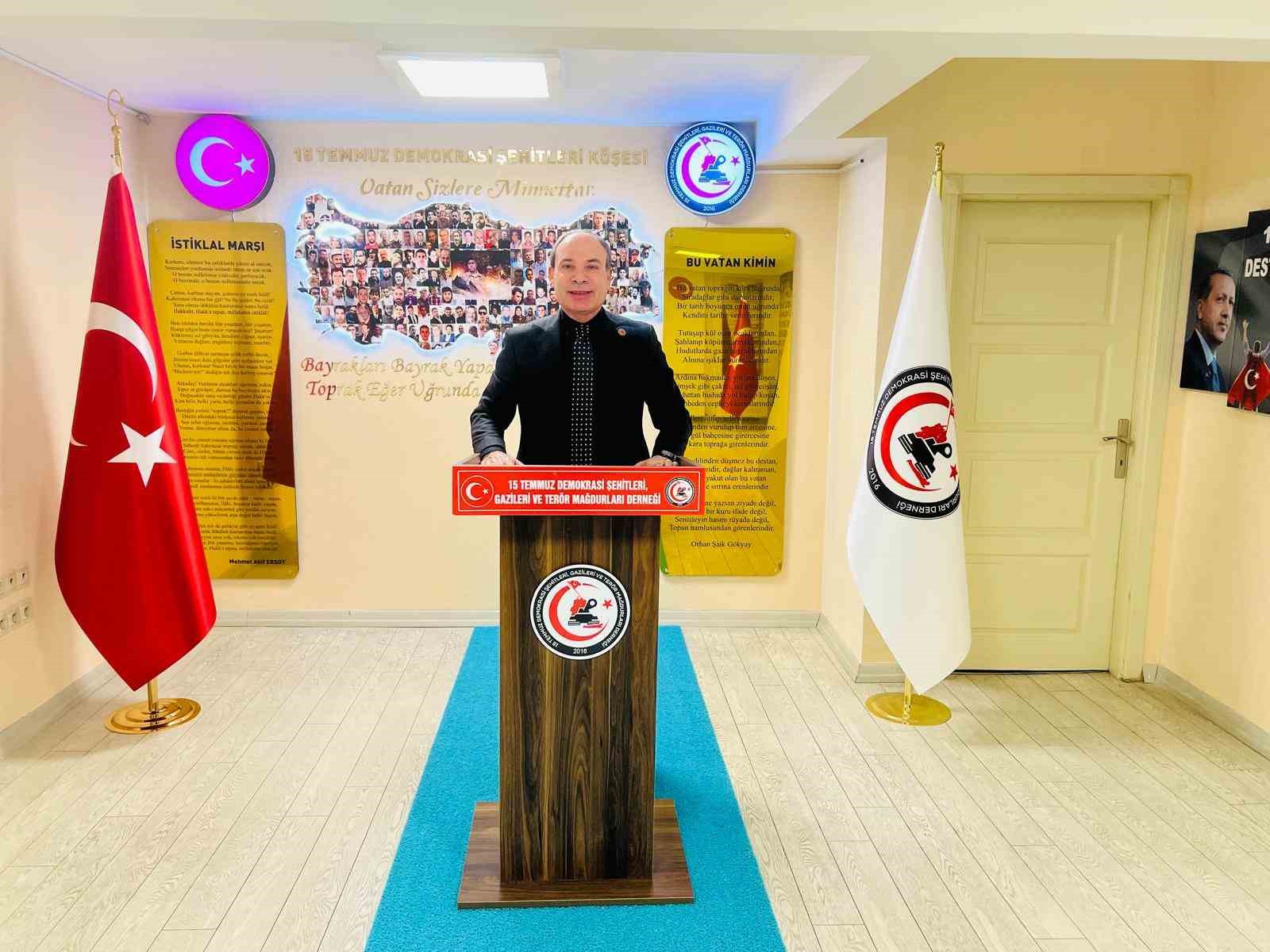 Gündüz; "Zulmün karşısında duran, mazlumun yanında yer alan tek lider Erdoğan’dır"