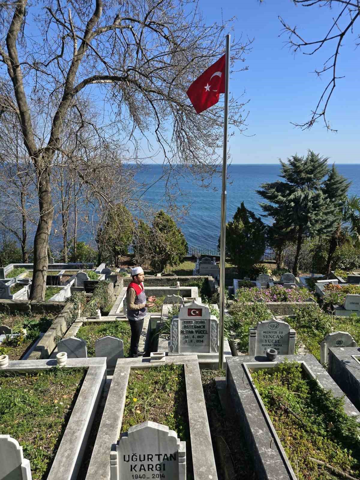 Ordu&rsquo;da şehit mezarlarında bakım &ccedil;alışmaları yapıldı
