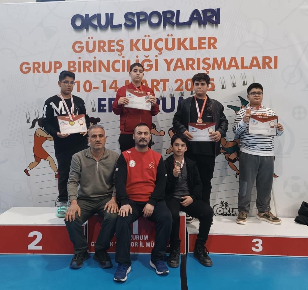 Güreşte Elazığ’a 5 madalya