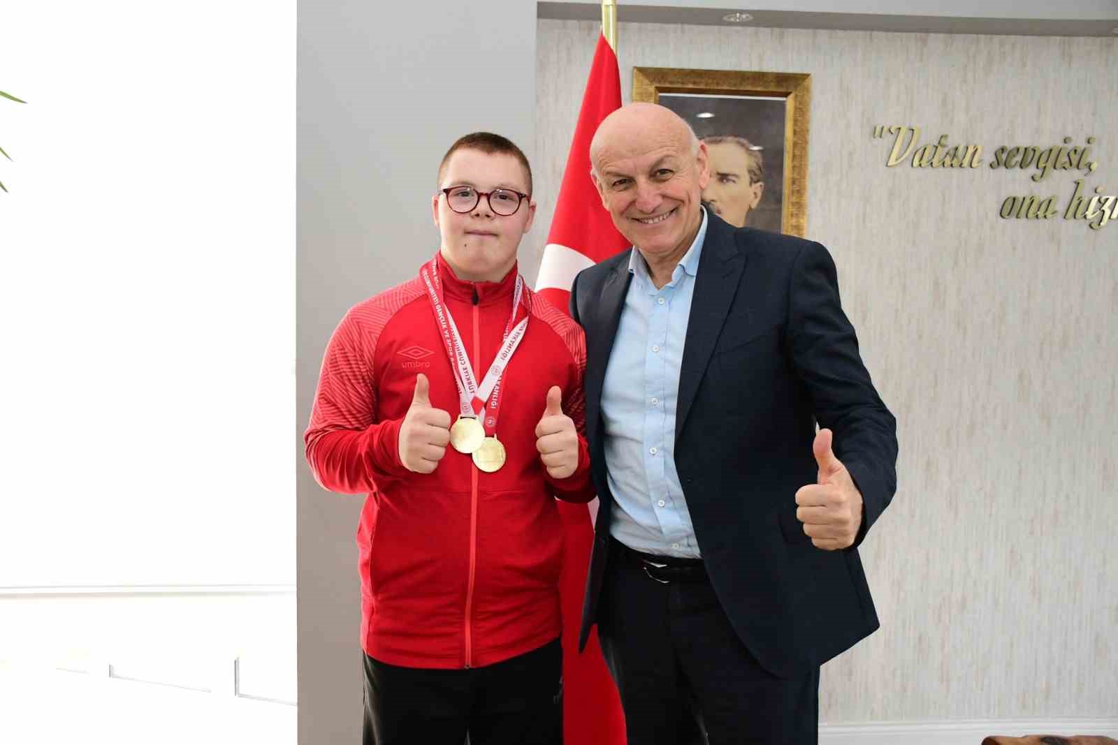 Terme&rsquo;nin en &rsquo;&ouml;zel&rsquo; sporcusu
