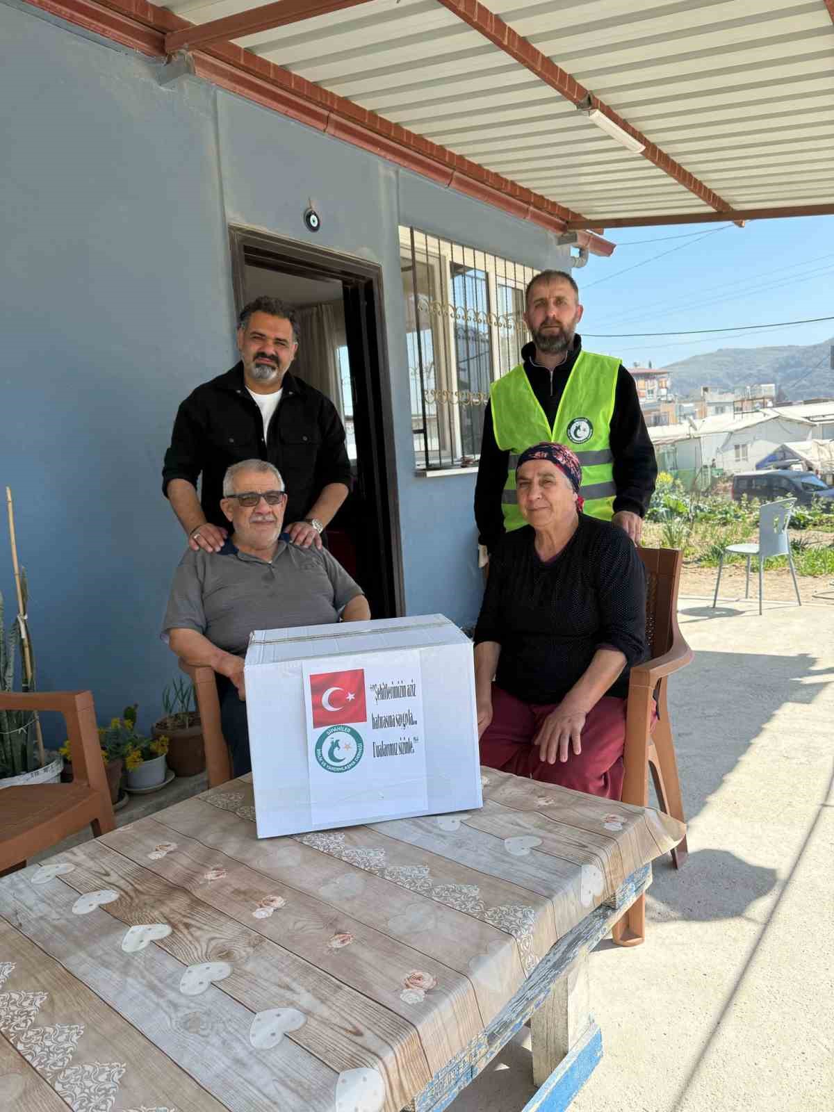 Hatay&rsquo;da şehit yakınları ve gaziler Ramazan ayında unutulmadı
