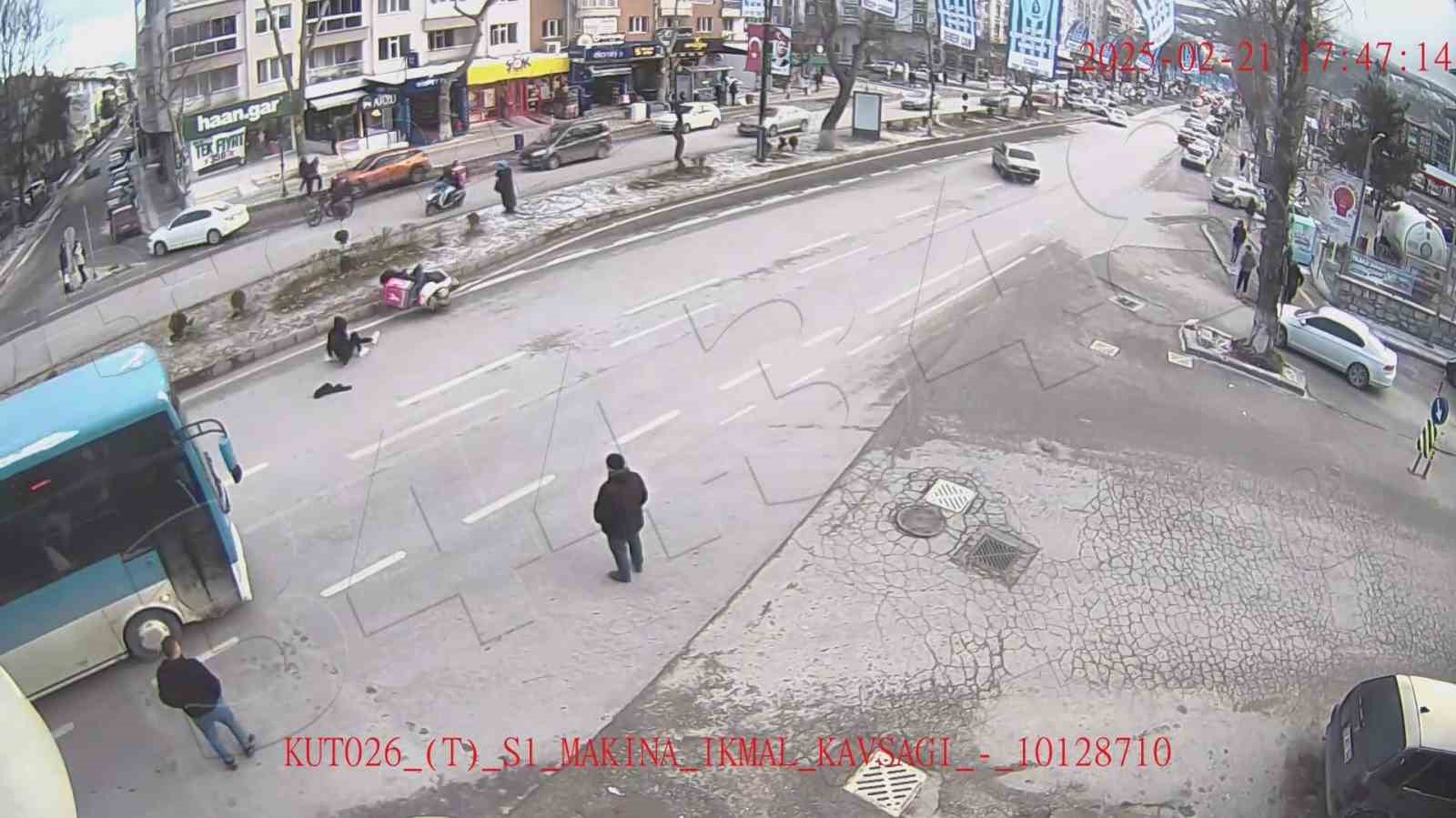 Kütahya’da şubat ayında meydana gelen kazalar kameraya yansıdı