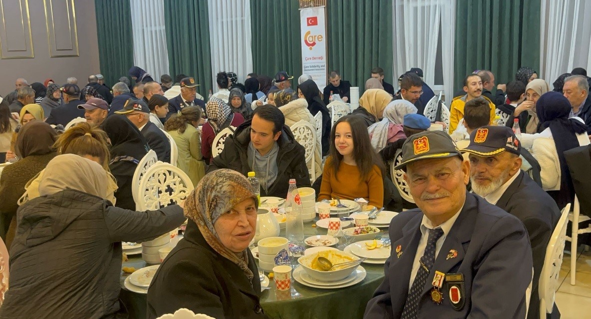 Tavşanlı’da Şehit yakınları, gaziler ve aileleri iftar yemeğinde biraraya geldi