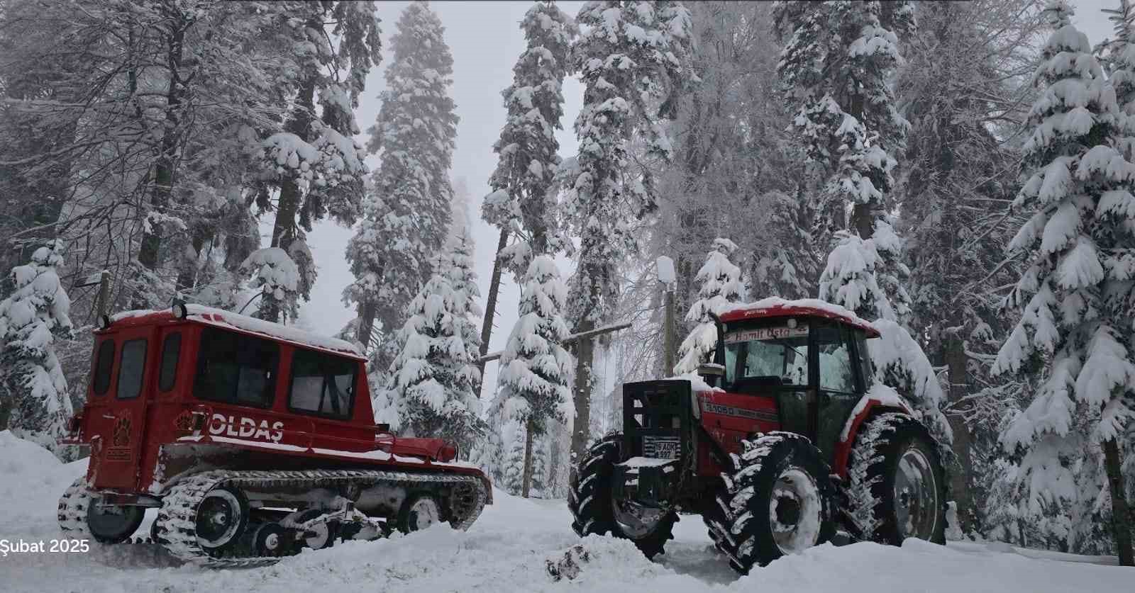 Düzce’nin yüksek kesimleri beyaza büründü