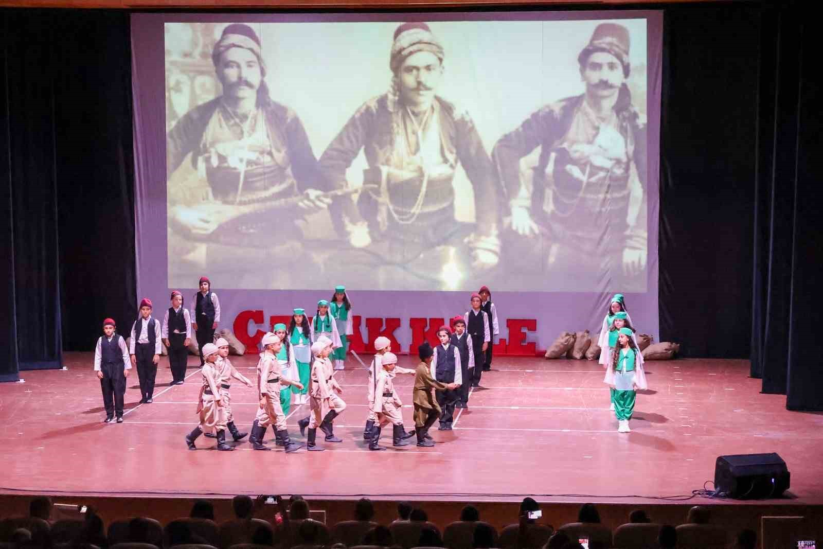 Manavgat’ta Çanakkale kahramanları sahneye taşındı