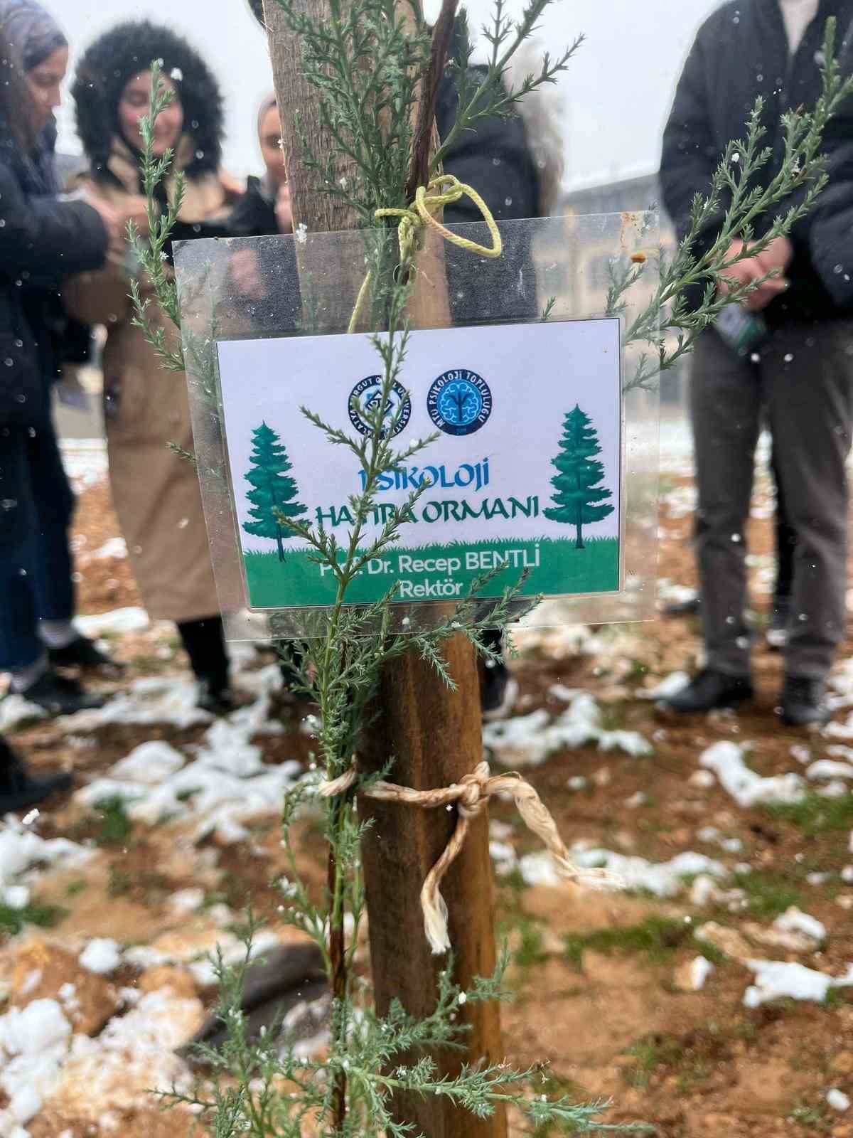 Malatya Turgut &Ouml;zal &Uuml;niversitesi&rsquo;nde fidan dikme etkinliği d&uuml;zenlendi
