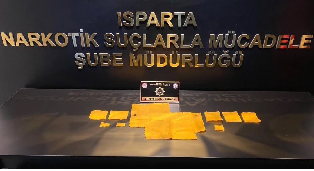 Isparta’da uyuşturucu operasyonu:  2 gözaltı