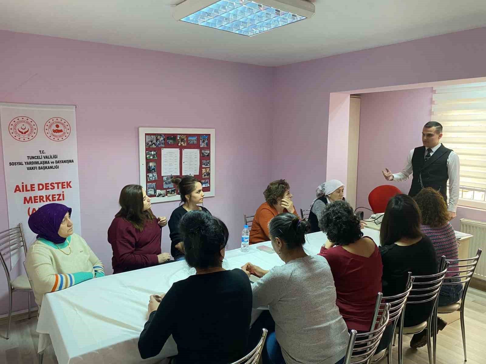 Tunceli’de, tüketiciyi bilgilendirme eğitimleri sürüyor