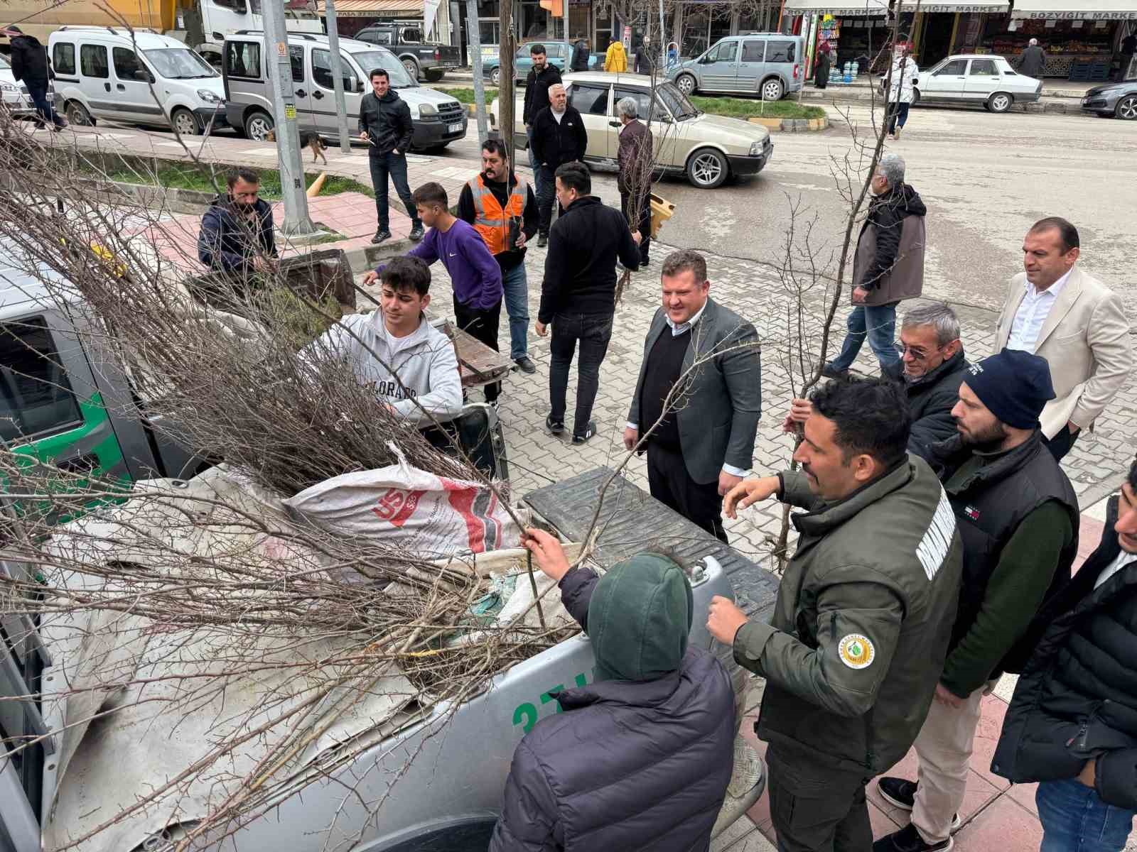 Kastamonu&rsquo;da vatandaşlara fidan dağıtıldı
