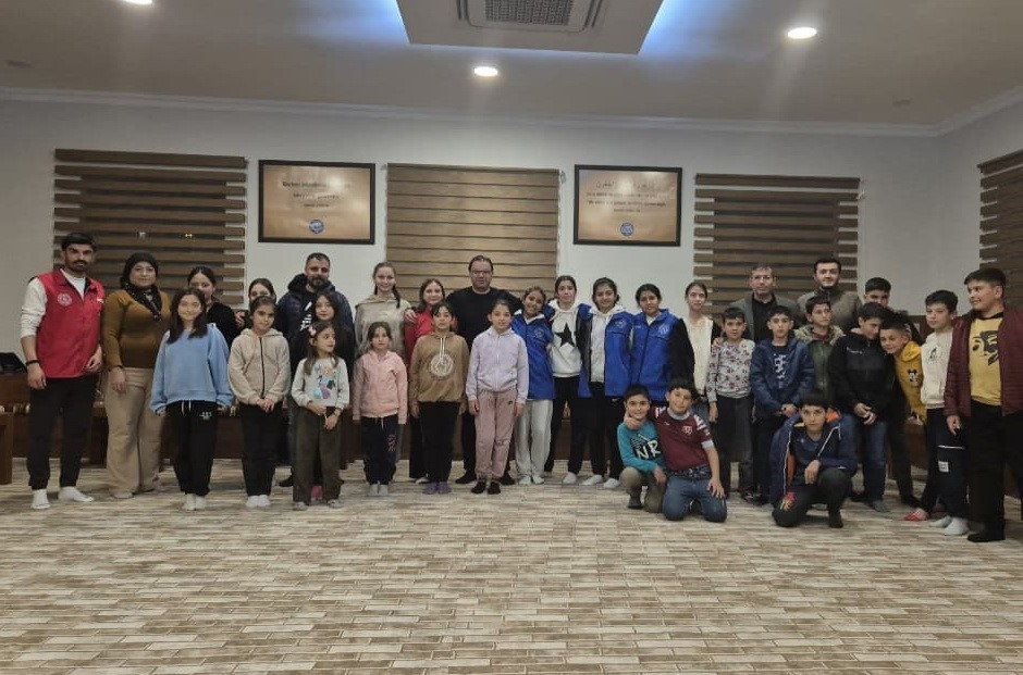 Tut il&ccedil;esindeki &ccedil;ocuklar iftar yemeğinde buluştu
