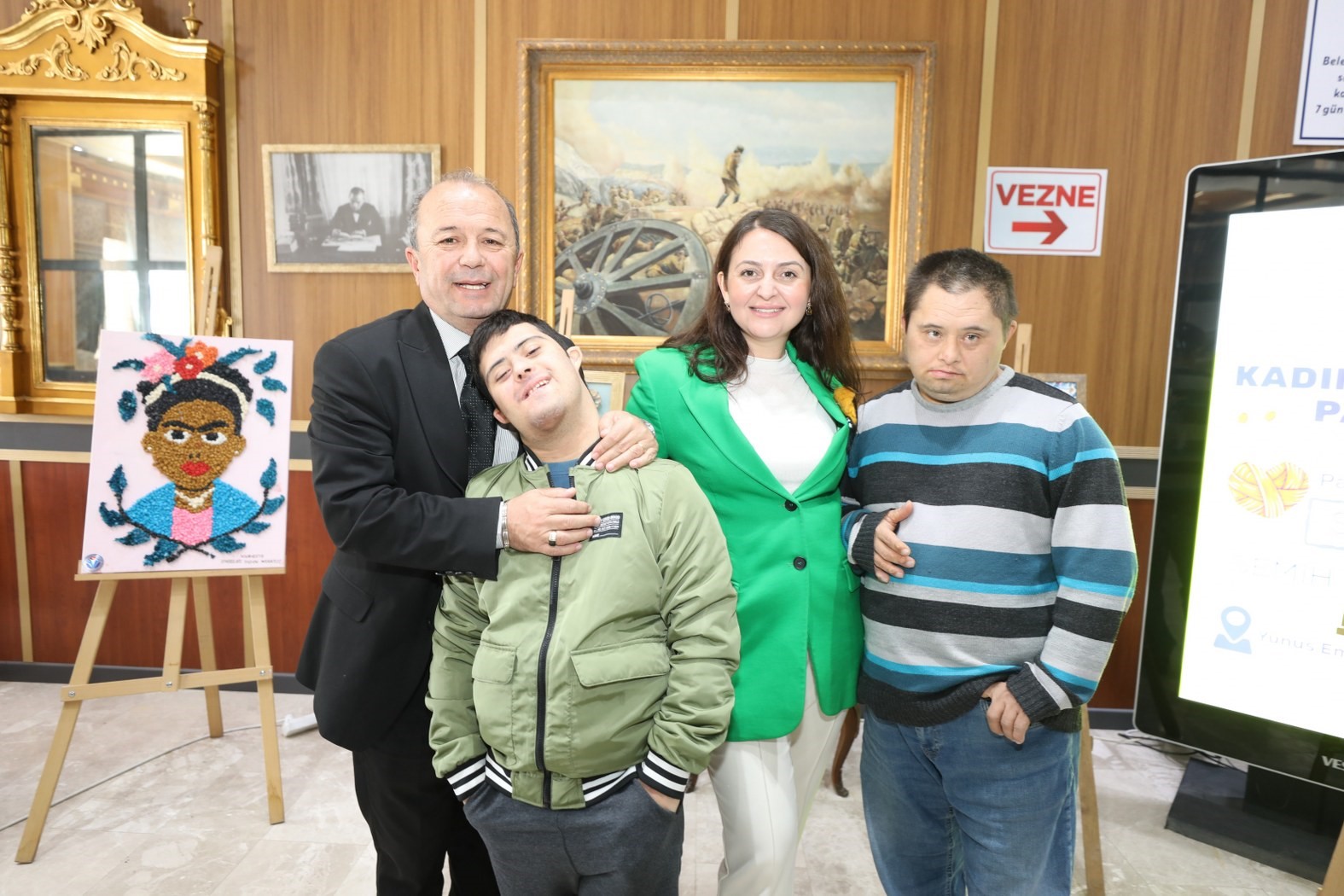 Engelsiz Yaşam Merkezi &ouml;ğrencilerinden anlamlı sergi
