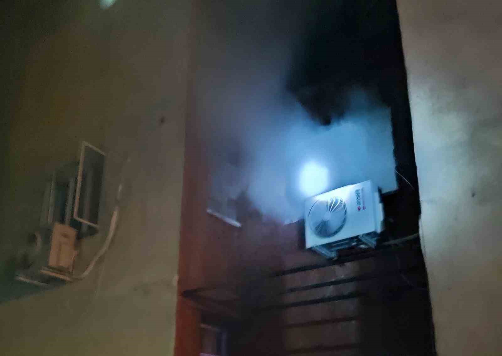 Cizre’de korkutan yangın