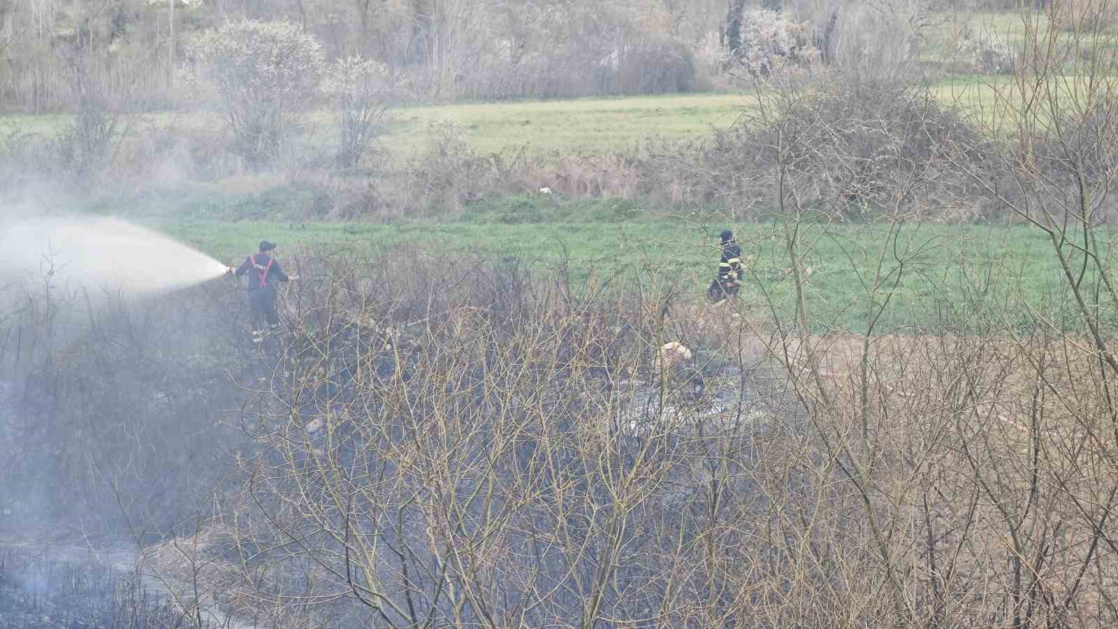 Bilecik’te arazi yangını