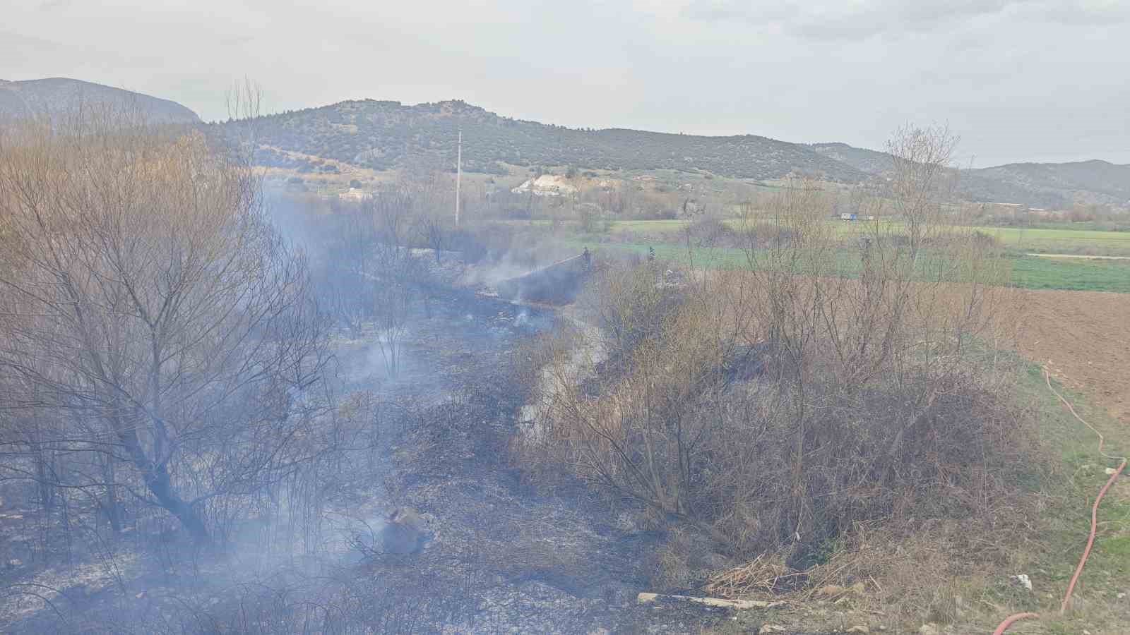 Bilecik&rsquo;te arazi yangını
