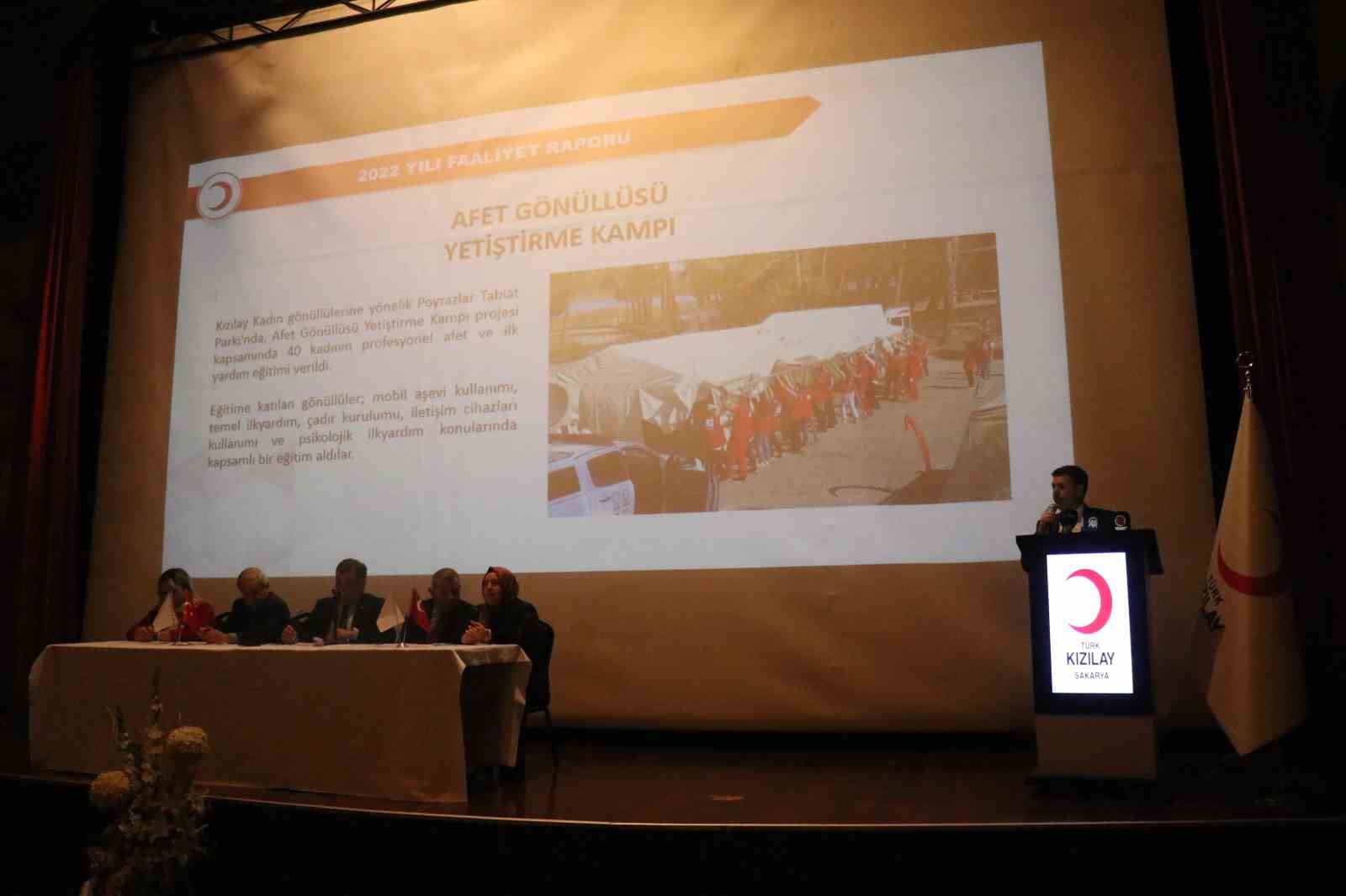 Türk Kızılayı Sakarya Şubesi başkanı güven tazeledi