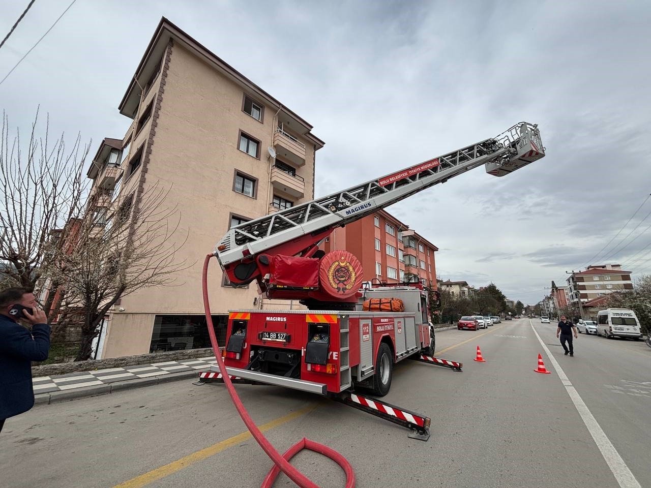 Bulaşık makinesi yangın &ccedil;ıkarttı
