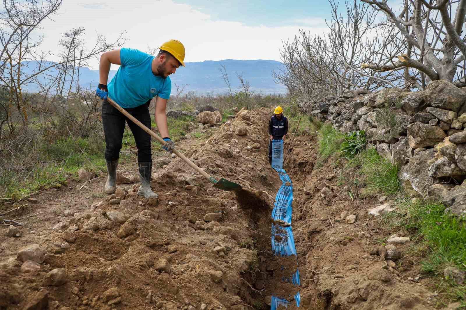 Yenilenen hat ile o b&ouml;lgeye kayıpsız ve kesintisiz i&ccedil;me suyu
