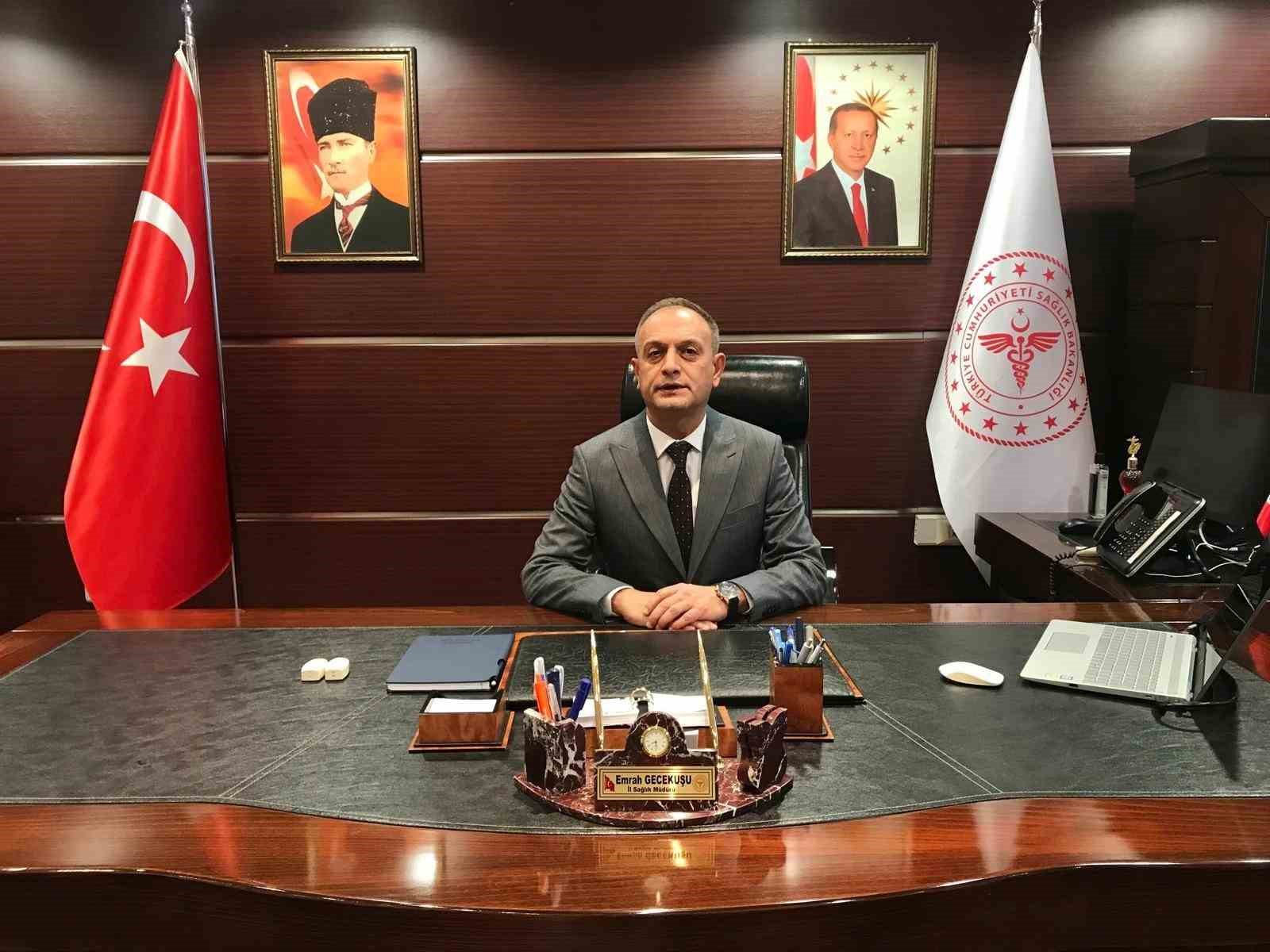 Sağlık Müdürü Gecekuşu’ndan toz taşınımı uyarısı