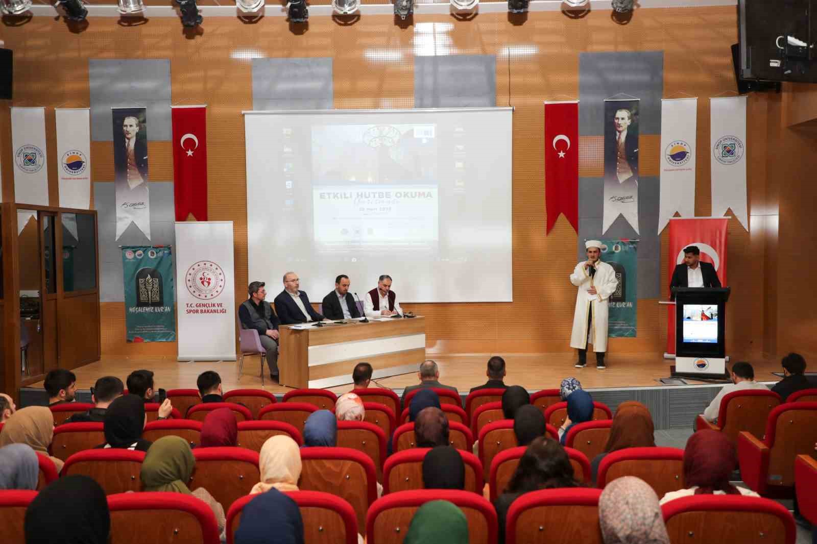 Sinop&rsquo;ta hutbe okuma yarışması
