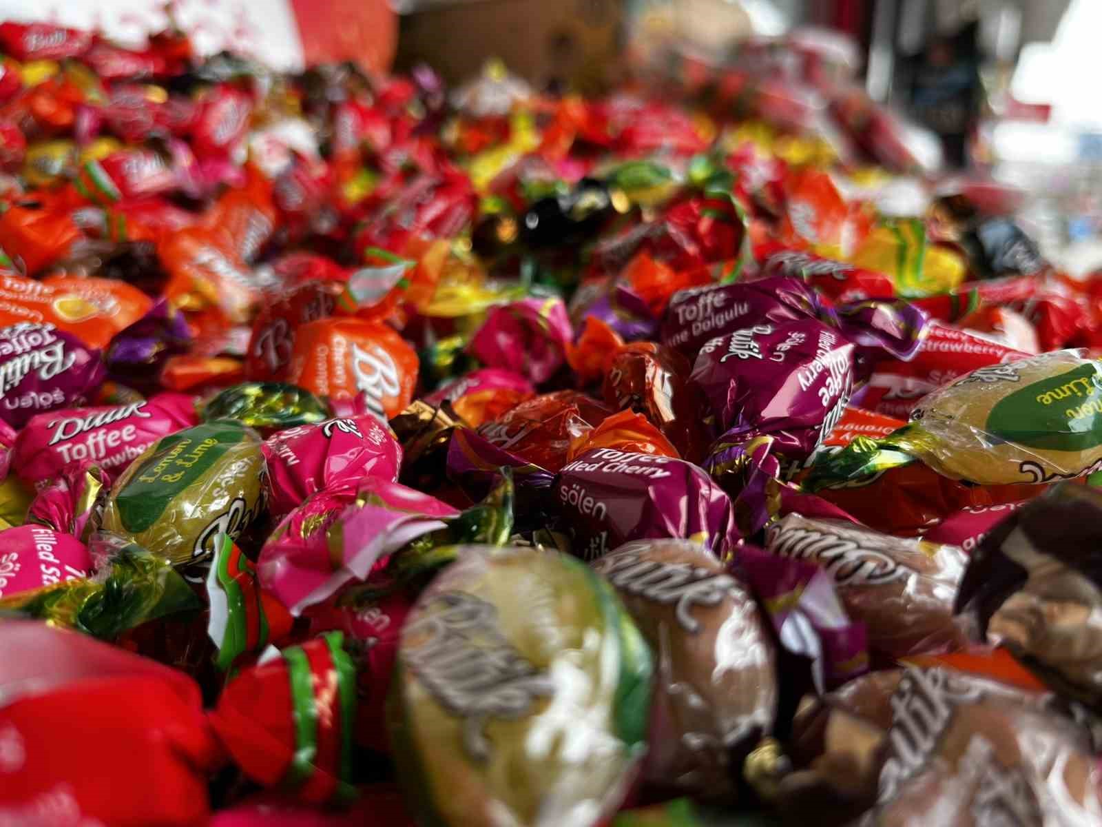 Bayburt&rsquo;ta bayram şekerleri tezg&acirc;hlarda yerini aldı
