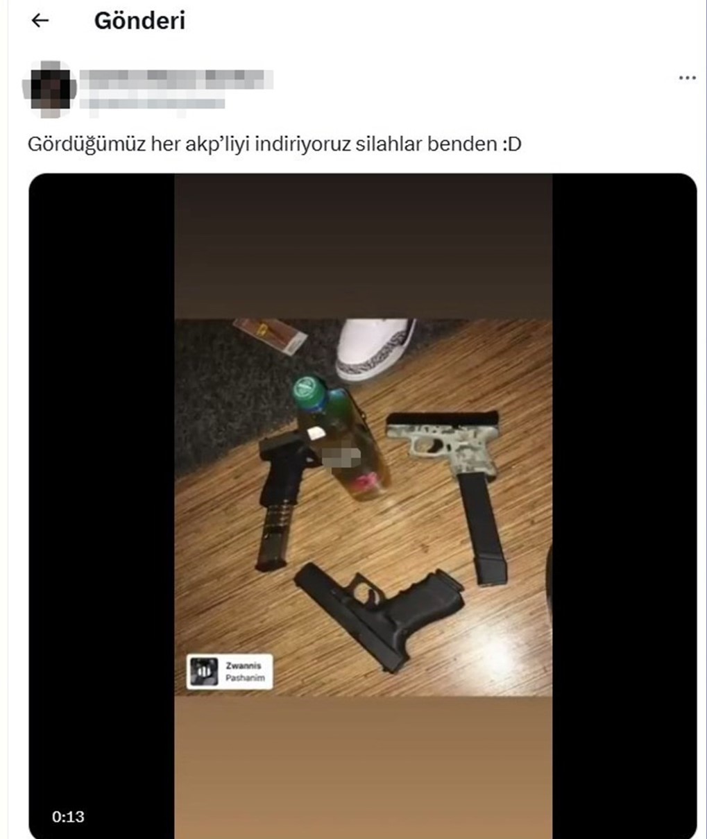 Peygamber Efendimize hakaret etmişti, şimdi de AK Partililer i&ccedil;in &rsquo;&ouml;ld&uuml;r&uuml;n&rsquo; &ccedil;ağrısında bulundu
